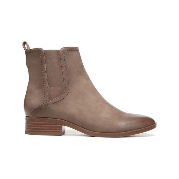 NATURALIZER Womens Brown Back Pull-Tab Sampson Almond Block Heel Chelsea 8.5 M